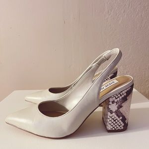 NEW Steve Madden Ayana Bone Lea Pumps Size 6